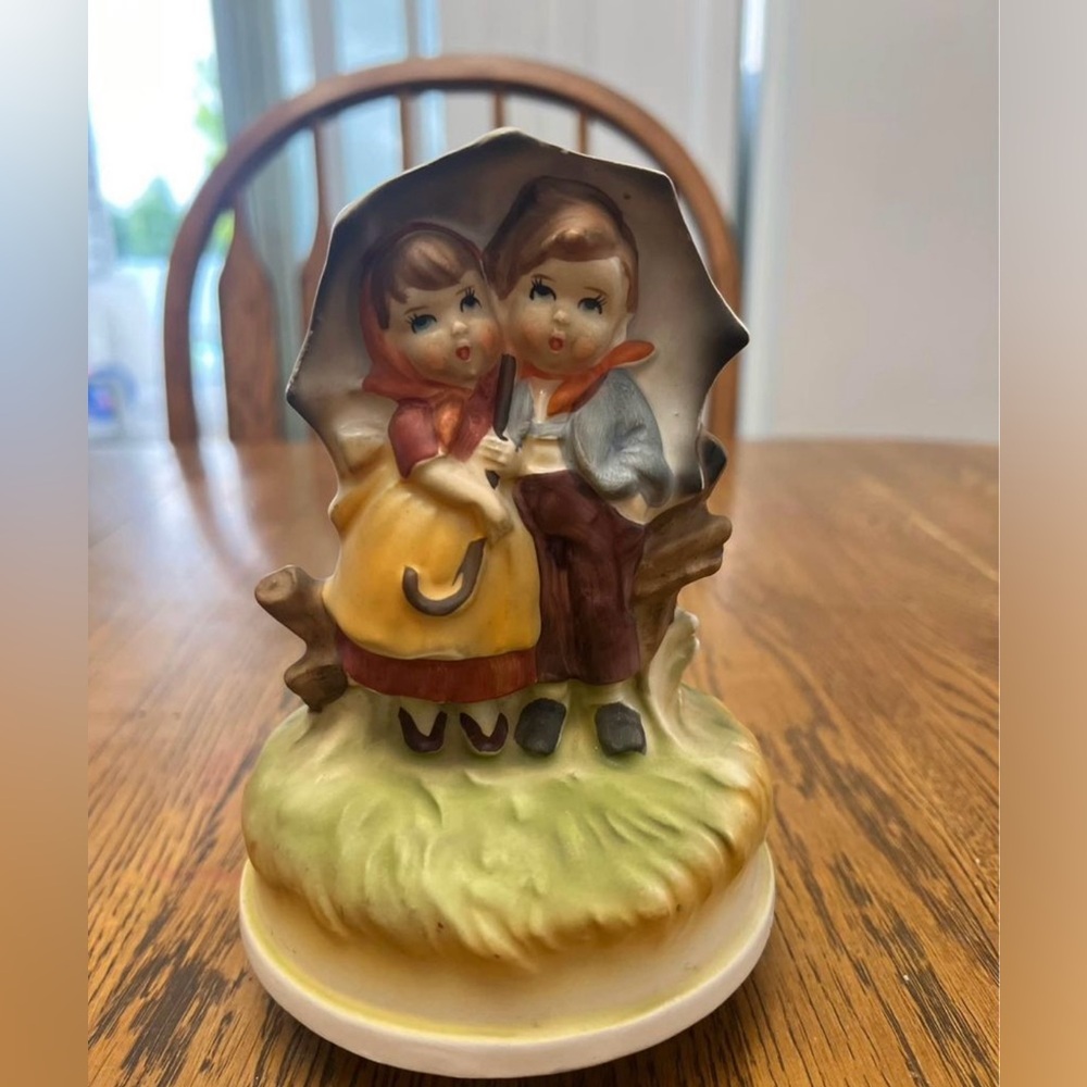 Vintage Chadwick Miller “Singing in the Rain” rotating Sanyo music box